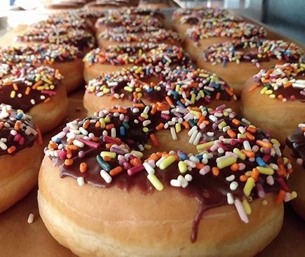 Chocolate Sprinkles Donuts